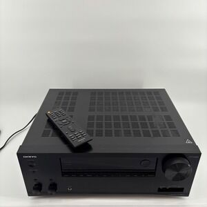 Onkyo TX-NR676 AV Receiver 7.2 Channel Tested/Working Black 4K Dolby Atmos Wi-Fi